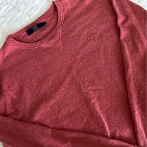 JCrew Vintage wash cotton sweater long sleeve